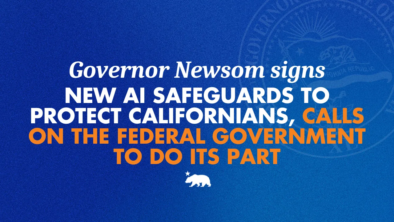 California Signs First-in-the-Nation Rules for Independent AI Auditors