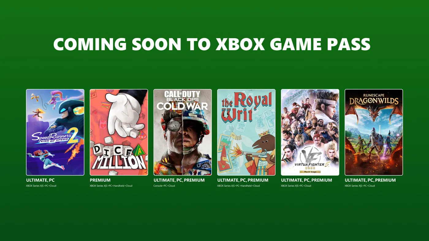Game Pass in September: Black Ops Cold War and RuneScape: Dragonwilds Arrive as Cyberpunk 2077 Heads Out